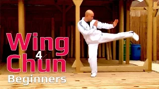 Wing Chun for beginners lesson 7: basic leg combination exercise/ moving forward with single kick