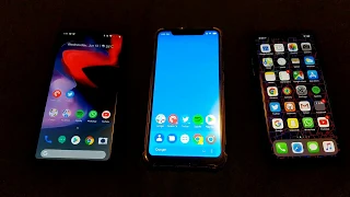 One Plus 6 vs Xiaomi Mi 8 vs iPhone X