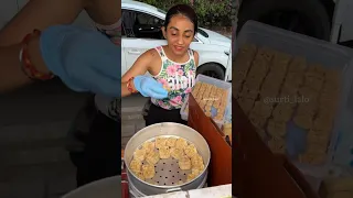 Famous Shots Momos in Surat | Hardworking Girl Selling #shots #momos  #suratstreetfood  #desifood