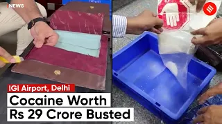 Man arrested from IGI Airport with Rs 29 crore worth of cocaine