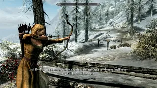 Skyrim Level up Archery - Angi's Camp