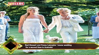 Rod Stewart and Penny Lancaster ‘renew wedding  for a second time in Australia’