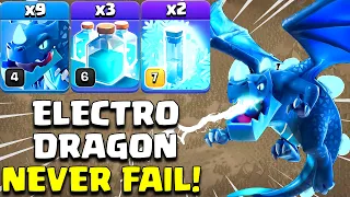 Th13 Strongest Attack | 9 Electro Dragon + 3 Clone Spell | Th13 Attack Strategy!