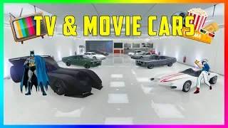 BEST MOVIE/TV CARS YOU CAN OWN IN GTA ONLINE - TOP 10 GTA ONLINE VEHICLES IN TV SHOWS & MOVIES!