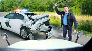 Times Idiot Drivers Messed With The Wrong Cop!