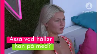 Evelina vet inte vad hon tycker om Elias I Love Island Sverige 2019