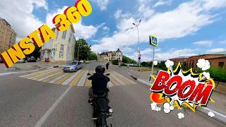 KAWASAKI Z900 2020, Insta360 Тест с нового ракурса