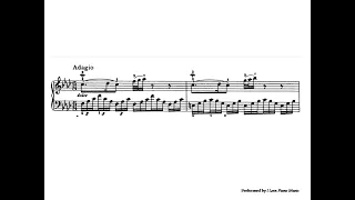 Haydn Piano Sonata in F major 2nd movt Hob.XVI:23 / Piano Sheet Music / Piano Score / Advanced piano