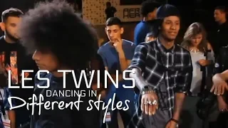 LES TWINS | DANCING IN DIFFERENT STYLES