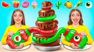Desafío De Fuente De Chocolate | Guerras de Bromas por Jelly DO Challenge
