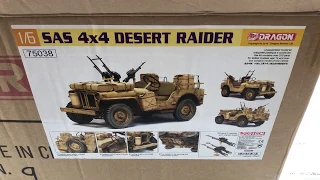 Model SAS 4x4 Desert Raider w skali 1:6 Dragon 75038