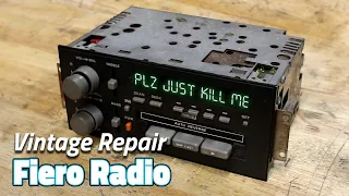 1985 Fiero Radio Repair! | Saturday Projects