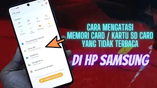 Cara Mengatasi Kartu Memori / SDcard Tidak Terbaca Atau Terdeteksi Di HP Samsung