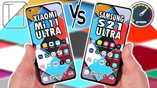 Xiaomi Mi 11 Ultra vs Samsung Galaxy S21 Ultra Speed Test