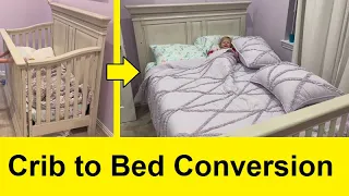 DIY Crib to Bed Conversion