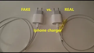 Iphone charger real vs fake review. How to spot clone apple iphone USB chargers