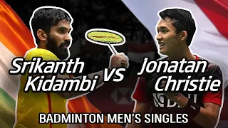Jonatan Christie(INA) VS Srikanth Kidambi(IND)!! Badminton Men's Singles [badminton] [bulutangkis]
