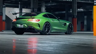 AMG GTR Night Run. [4K]