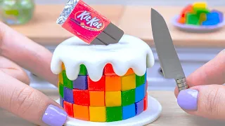 Amazing KITKAT Cake Dessert | Satisfying Miniature KitKat Chocolate Cake Decorating