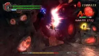 Devil May Cry 4 - Nero (S) vs. Sanctus (DMD Mode)