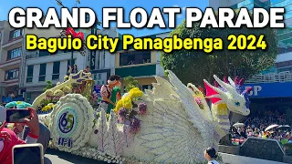 Baguio City - Panagbenga 2024 Grand Float Parade - Full Show (Lower Session Road Audience View)