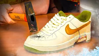 Режем Найки / Жесткий Обзор Премиума Nike Air Force 1