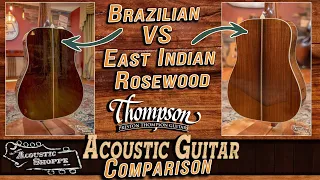 Indian VS Brazilian Rosewood | Can You Tell The Difference? BLIND Preston Thompson Comparison