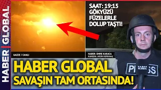 İşte İsrail'in Vurulma Anı! Haber Global Savaşın Tam Ortasında An Be An Görüntüledi