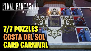 Costa del Sol Card Carnival - All Card Puzzles in Chapter 6 | Final Fantasy 7 Rebirth