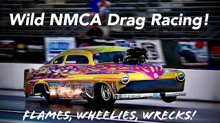 Cobra Jets & Muscle Car Drag Racing at NMCA in Orlando | Mopar Crash, Driver Tells All