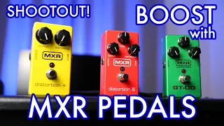 BOOST SHOOTOUT - MXR Distortion + vs. Distortion III vs. GT-OD