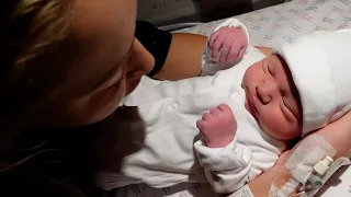 HE'S HERE!!! *MEET OUR SON*