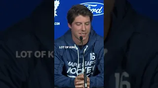 Mitch Marner on the Maple Leafs’ new additions. 😂