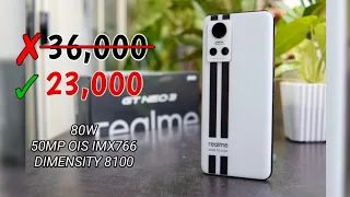 Best phone deal under 25000 🔥 || Realme GT Neo 3 unboxing in 2023 || Best camera + gaming phone ||