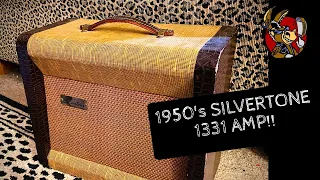 Best Blues Harmonica Amps! pt. 3 - Vintage Tube Amp Harp Demo - 1950's SIlvertone 1331 (vma1020)