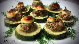 Вкусная закуска из кабачков на один зуб! Сколько не готовь всегда мало!