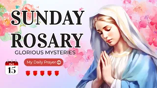 ROSARY TODAY❣️GLORIOUS  MYSTERIES❣️OCTOBER 15, 2023 HOLY ROSARY SUNDAY | PRAYER CAN WORK MIRACLES