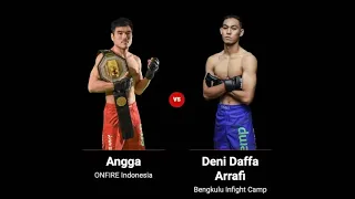 FULL FIGHT ANGGA THE HITMAN VS DENNI DAFFA PETARUNG MUDA BERBAKAT ASAL BENGKULU// PEREBUTAN SABUK