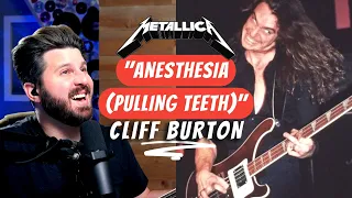 Bass Teacher REACTS to Cliff Burton | Anesthesia (Pulling Teeth) Live 1983