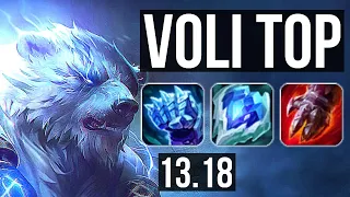 VOLIBEAR vs GAREN (TOP) | 7/2/6, 300+ games, Dominating | EUW Master | 13.18