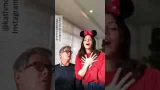 Katharine McPhee & David Foster - Disney MashUp @ The Kat and Dave Show (23 March 2020) - Camera Kat