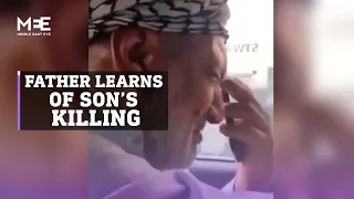 Iraqi father receives news of son’s killing during country’s deadly clashes