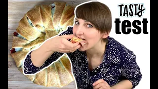 Tasty Test / Baked Ham & Cheese Ring / Gebackenen Schinken und Käse Ring / Party food /