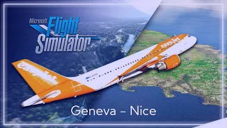 MSFS | Easyjet Ops | Geneva - Nice | Fenix A320 | Vatsim | Gsx Pro | FSRealstic Pro |