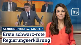 Erste schwarz-rote Regierungserklärung | hessenschau vom 24.01.2024