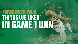 Breaking down our favorite things from Celtics' Game 1 win over the Cavaliers | Forsberg's Four
