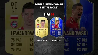 ROBERT LEWANDOWSKI BEST VS WORST CARD IN EVERY FIFA! (10-24) #eafc#lewandowski #barcelona