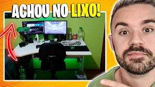 ACHOU UMA PLACA DE VÍDEO NO LIXO! - Setups mais humildes