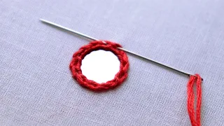 Hand Embroidery | Easy Mirror Work Stitch - Mirror Work Embroidery