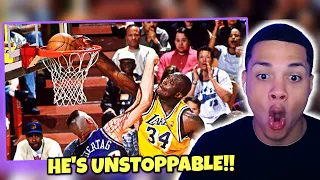 LEBRON FANS FIRST TIME REACTING To Shaquille O'Neal Lakers Mixtape!!